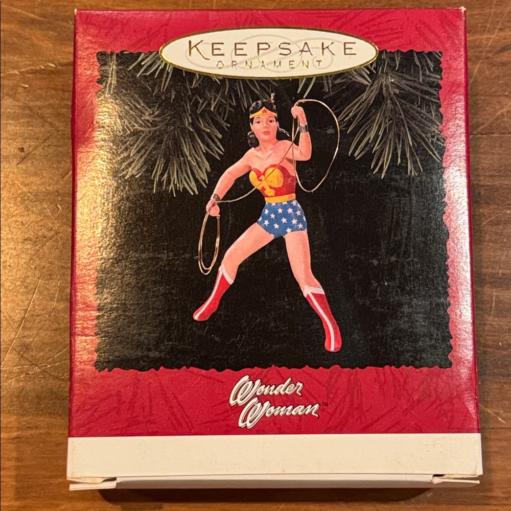 NWT Hallmark Keepsake Christmas Ornament WONDER WOMAN Super Hero Anita Rogers